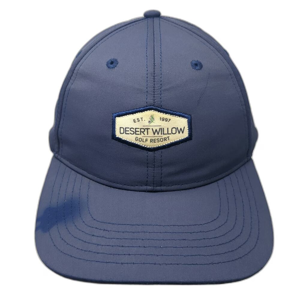 ahead Baseball Cap Blue One Size Desert Willow Golf Resort Strapback Mesh Hat